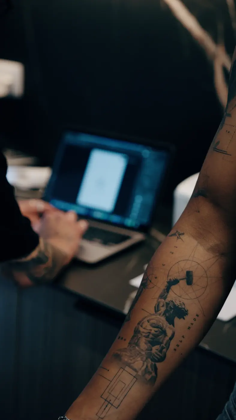 Tattoo consultation and design process